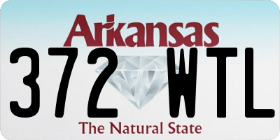AR license plate 372WTL