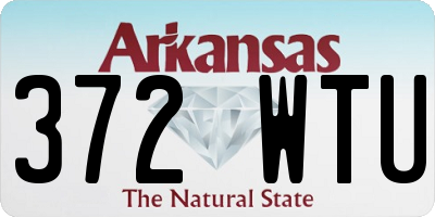 AR license plate 372WTU