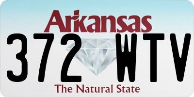 AR license plate 372WTV