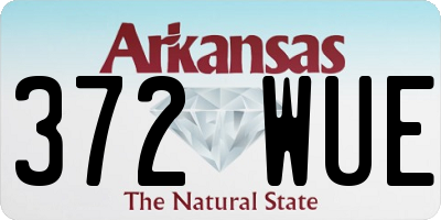 AR license plate 372WUE