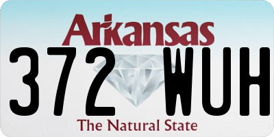 AR license plate 372WUH