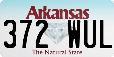 AR license plate 372WUL