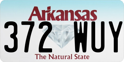 AR license plate 372WUY