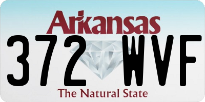 AR license plate 372WVF