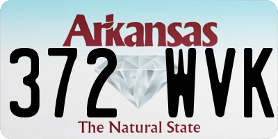 AR license plate 372WVK