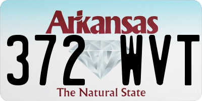 AR license plate 372WVT