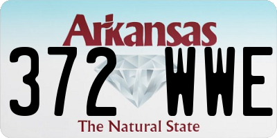 AR license plate 372WWE