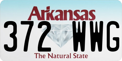 AR license plate 372WWG