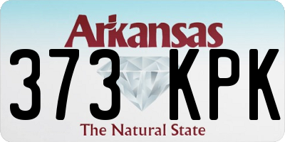 AR license plate 373KPK