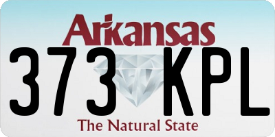 AR license plate 373KPL