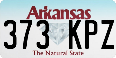 AR license plate 373KPZ