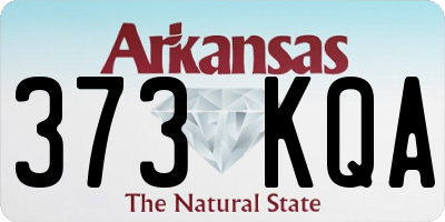 AR license plate 373KQA