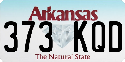 AR license plate 373KQD