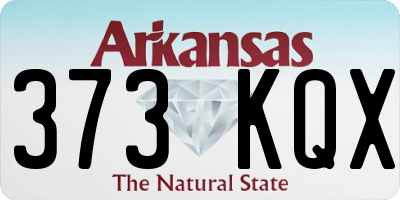 AR license plate 373KQX