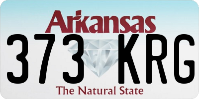 AR license plate 373KRG