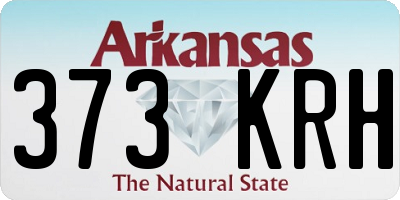AR license plate 373KRH