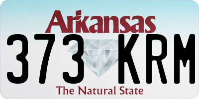 AR license plate 373KRM