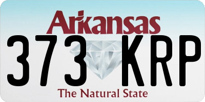 AR license plate 373KRP