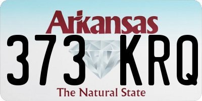 AR license plate 373KRQ