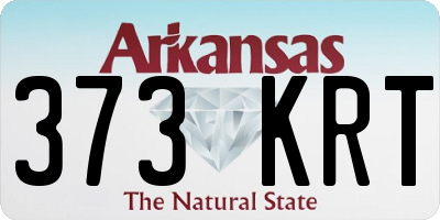 AR license plate 373KRT
