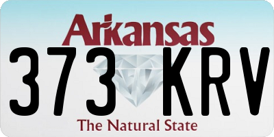 AR license plate 373KRV