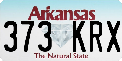 AR license plate 373KRX