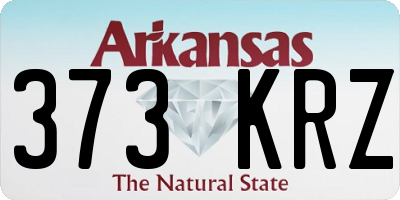 AR license plate 373KRZ