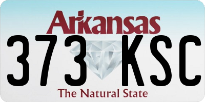 AR license plate 373KSC