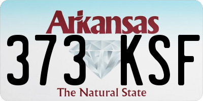 AR license plate 373KSF