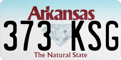 AR license plate 373KSG