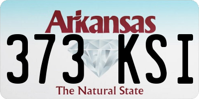 AR license plate 373KSI