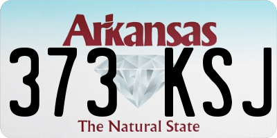 AR license plate 373KSJ