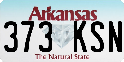 AR license plate 373KSN