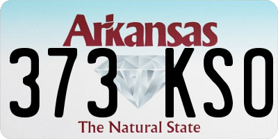 AR license plate 373KSO