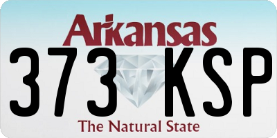 AR license plate 373KSP