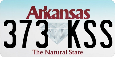 AR license plate 373KSS