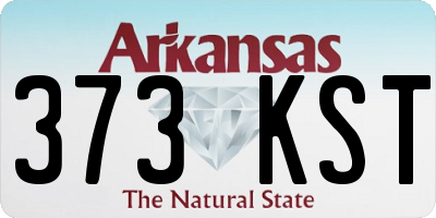 AR license plate 373KST