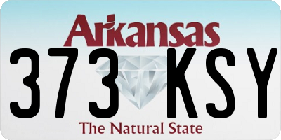 AR license plate 373KSY