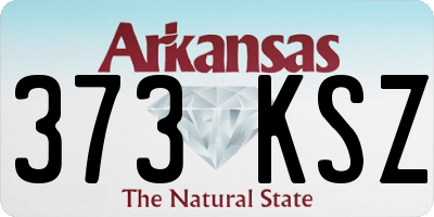 AR license plate 373KSZ