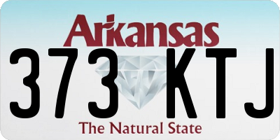 AR license plate 373KTJ