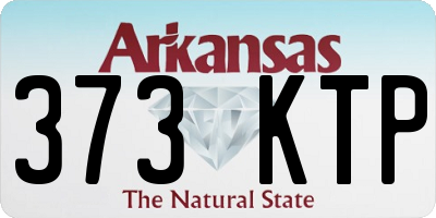 AR license plate 373KTP