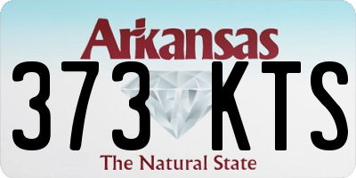 AR license plate 373KTS