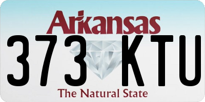 AR license plate 373KTU