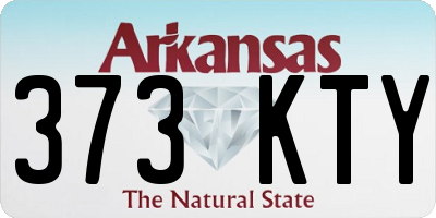 AR license plate 373KTY