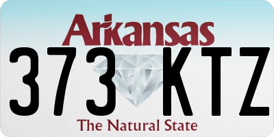 AR license plate 373KTZ