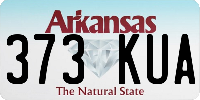 AR license plate 373KUA