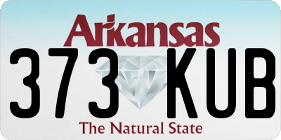 AR license plate 373KUB