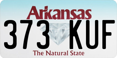 AR license plate 373KUF