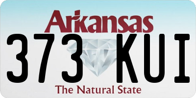 AR license plate 373KUI