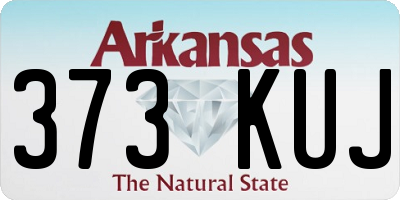 AR license plate 373KUJ